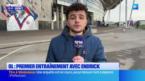 OL : 1er entraînement avec Endrick