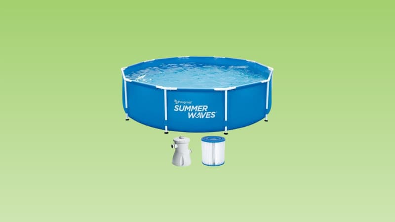 L’été sera chaud, mais avec Conforama, vous allez vous rafraîchir avec cette piscine à prix mini