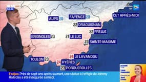 Météo Var: des orages parfois accompagnés de grêle et de pluie attendus dans le Var, 23°C à Toulon