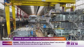 Défense: à Lorient, Naval Group s'active quotidiennement 