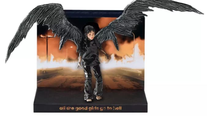 Une figurine inspirée du clip “All The Good Girls Go To Hell” de Billie Eilish