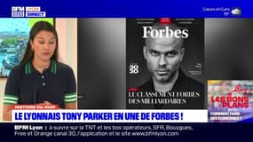 L'histoire du jour: le Lyonnais Tony Parker en une de Forbes