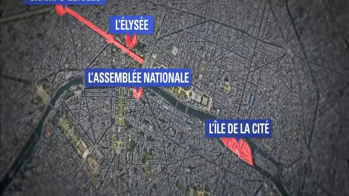 Les secteurs interdits à la manifestation pour le 1er-Mai