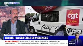 Philippe Martinez (CGT) sur les violences visant le syndicat: "C'était un véritable guet-apens"