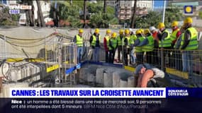 Cannes: les travaux de transformation de la Croisette se poursuivent