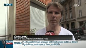 Jérôme Pimot du collectif des Livreurs Autonomes de Paris (Le Clap)