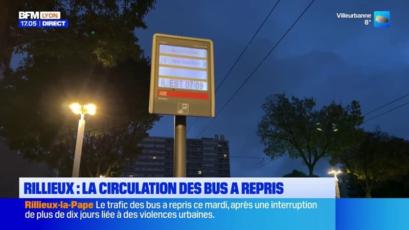 Rillieux-la-Pape: le soulagement des riverains avec le retour des bus, après des violences urbaines