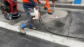 Ultimes travaux pour l'aménagement cyclable du tunnel Vivier-Merle à La Part-Dieu
