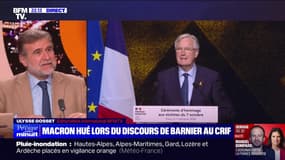 Macron hué lors du discours de Barnier au Crif - 07/10