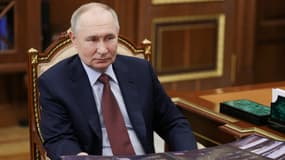 Le président russe Vladimir Poutine à Moscou le 17 février 2025