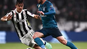 Isco face à la Juventus Turin en avril 2018 en Ligue des champions.