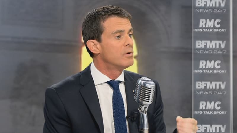 Manuel Valls était l'invité de BFMTV et RMC mercredi.