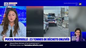 Marseille: 23 tonnes de déchets ont été enlevées au marché aux puces du 15e arrondissement