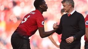 Paul Pogba et Ole Gunnar Solskjaer