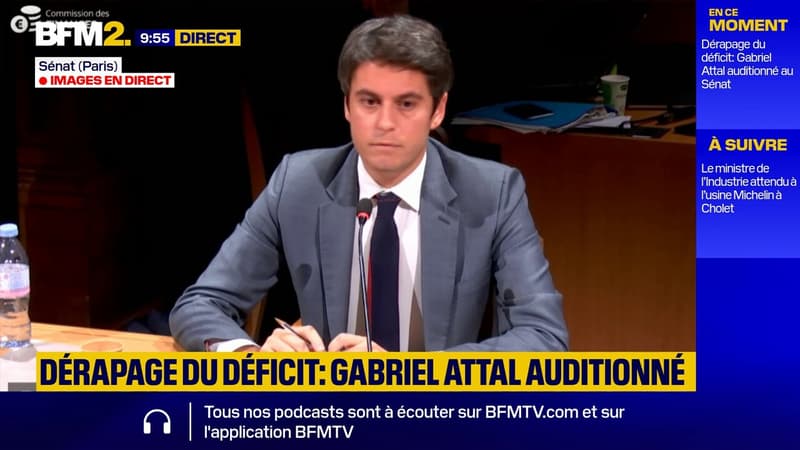 Au Sénat, Gabriel Attal 