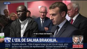 L'œil de Salhia: Emmanuel Macron veut un équilibre entre fermeté et humanité à Calais