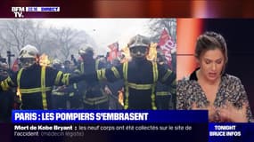 Paris : les pompiers s'embrasent - 28/01