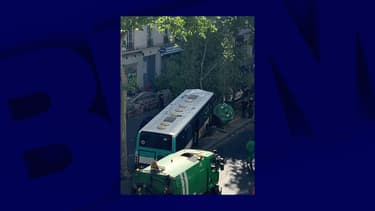Un bus de la RATP a fait une sortie de route dans le 3e arrondissement.