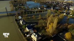 Les inondations en Seine-Maritime vues du drone BFMTV