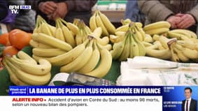 La banane est le fruit le plus consommé en France en 2024