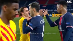 Antoine Griezmann encourage Abdou Diallo à aller chercher la victoire en Ligue des champions