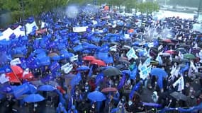 La manifestation policière du 18 mai 2021