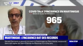 Covid-19 en Martinique: le Pr. André Cabier se dit "très inquiet de l'importance" de la quatrième vague