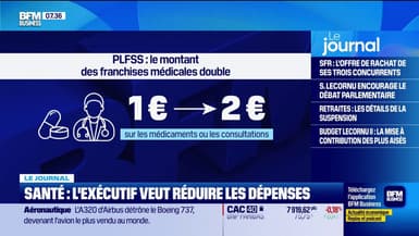Santé : l'exécutif veut réduire les dépenses
