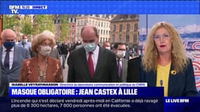 Masque obligatoire : Jean Castex à Lille (2)  - 03/08