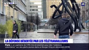 La Défense désertée par les télétravailleurs