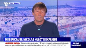 Nicolas Hulot: "Des femmes m'accusent d'agressions sexuelles et même de viol, dont j'ignore tout"