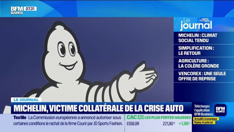 Michelin, victime collatérale de la crise auto