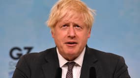 Boris Johnson lors du sommet du G7.