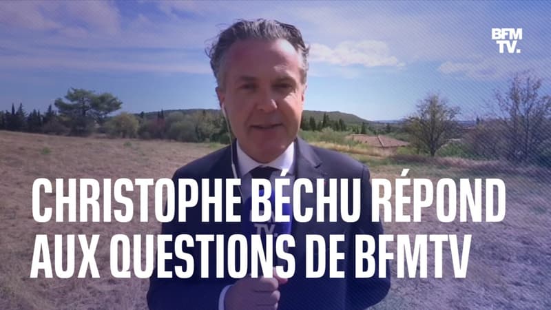 Sécheresse, orages: le ministre de la Transition écologique, Christophe Béchu, répond à BFMTV