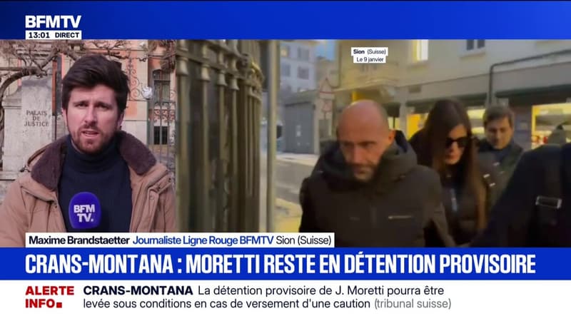 Incendie de Crans-Montana: la justice suisse ordonne le placement en détention provisoire du gérant du bar