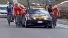 Des tricheurs lors du Giro Next Gen, le 14 juin 2023