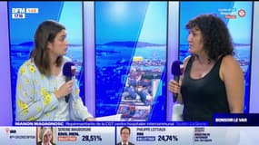 Var: Manon Magagnosc, représentante de la CGT du centre hospitalier intercommunal Toulon-La Seyne, énumère les problèmes actuels dans les hôpitaux