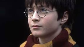 Daniel Radcliffe dans Harry Potter à l'école des sorciers, en 2001.