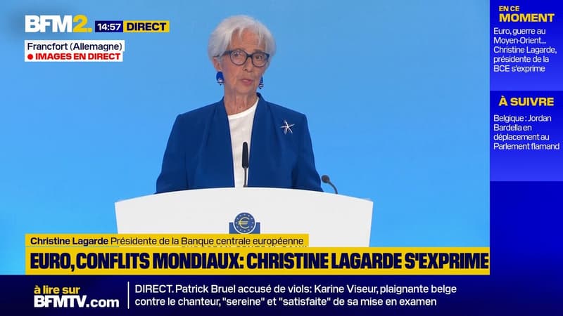 La BCE relève ses taux de face à l'inflation liée à la situation au Moyen-Orient