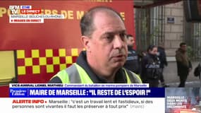 Marseille: le commandant des marins-pompiers affirme que "l'incendie n'est pas éteint"