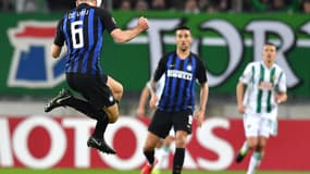 L'Inter Milan face au Rapid Vienne.