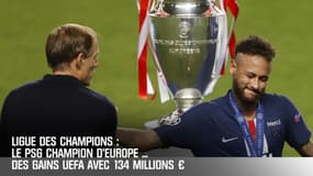 Ligue des champions: Le PSG champion d'Europe... des gains UEFA avec 134 millions d'euros 