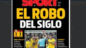 "Le vol du siècle" à la Une de Mundo Deportivo