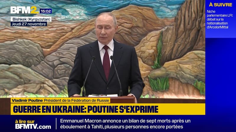 Vladimir Poutine: "La Russie n'attaquera pas l'Europe, c'est vraiment ridicule"