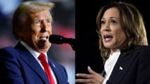 Donald Trump en Pennsylvanie le 29 octobre et Kamala Harris le 29 octobre à Washington DC