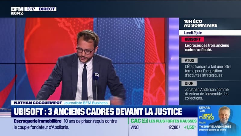 Ubisoft : 3 anciens cadres devant la justice