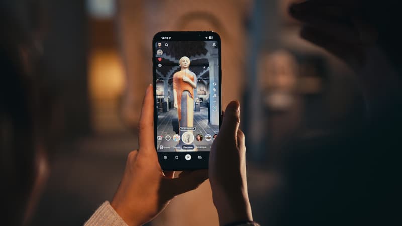"Prouver que le patrimoine n’est pas figé, qu’il est vivant": avec l’aide de Snapchat, le Louvre donne vie à six œuvres méconnues qui ne devraient pas l’être