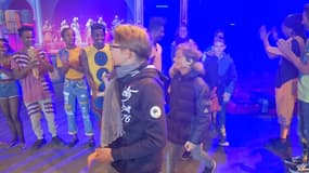 Les enfants malades de l’association Les Petits Princes au Cirque Phénix pour "Cirkafrica 3"