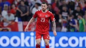 Pierre-Emile Hojbjerg avec le Danemark à l'Euro, 25 juin 2024