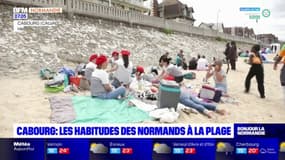 Cabourg: les habitudes des Normands à la plage